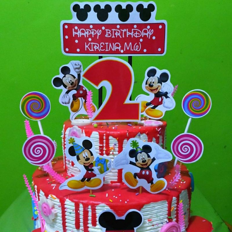 Jual Topper Cake Mickey Mouse Shopee Indonesia