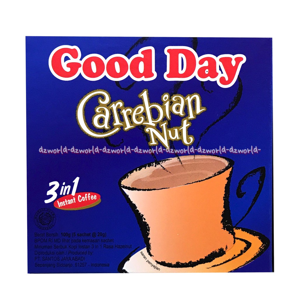 Jual Good Day Carrebian Nut Isi Sachet Kopi Instan Goodday Gooday