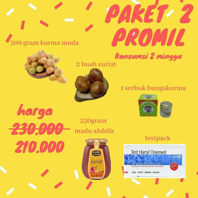 Jual Paket Promil Kurma Muda Shopee Indonesia