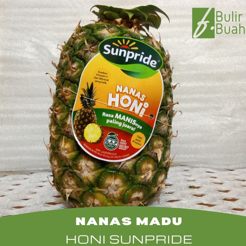 Jual Buah Segar Nanas Madu Jumbo Honi Sunpride Buah Shopee Indonesia