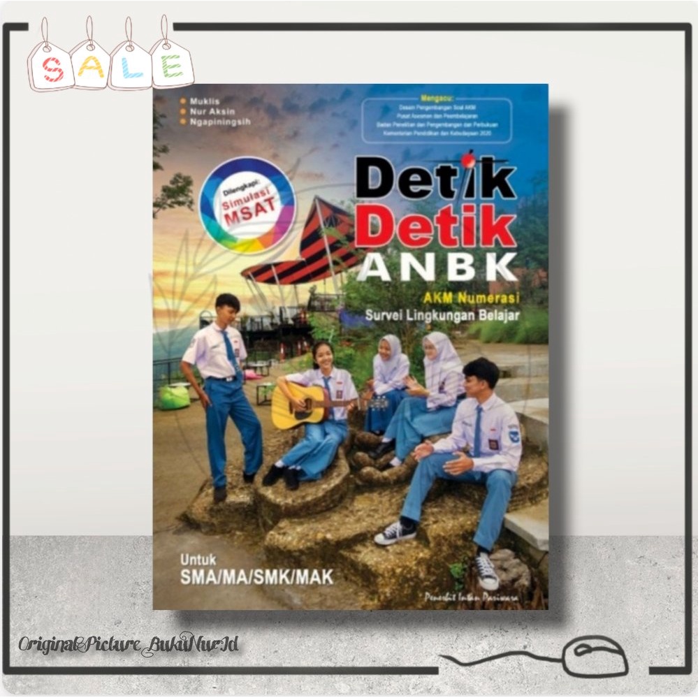 Jual Intan Pariwara Buku Detik Detik Anbk Akm Numerasi Sma Ma Smk Mak