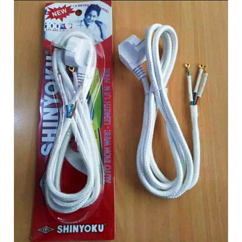 Jual Kabel Setrika Arde Shinyoku Universal 3 Kabel 1 8 Meter ORIGINAL