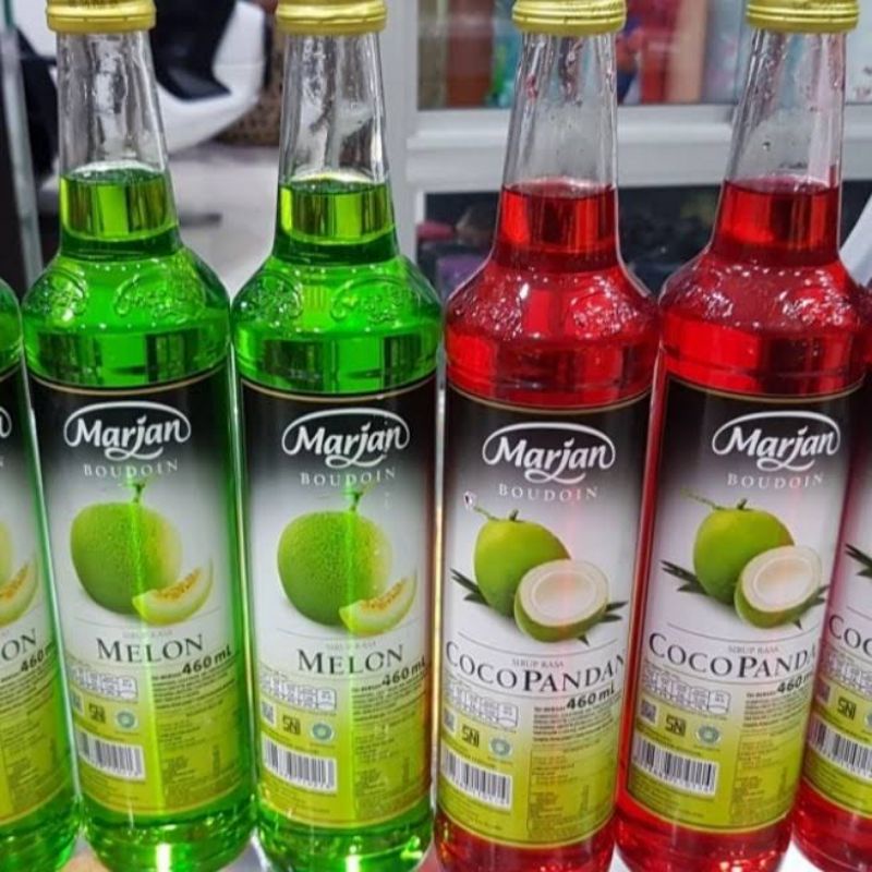 Jual Sirup Marjan Rasa Melon Cocopandan Kemasan 460ML Termurah Shopee