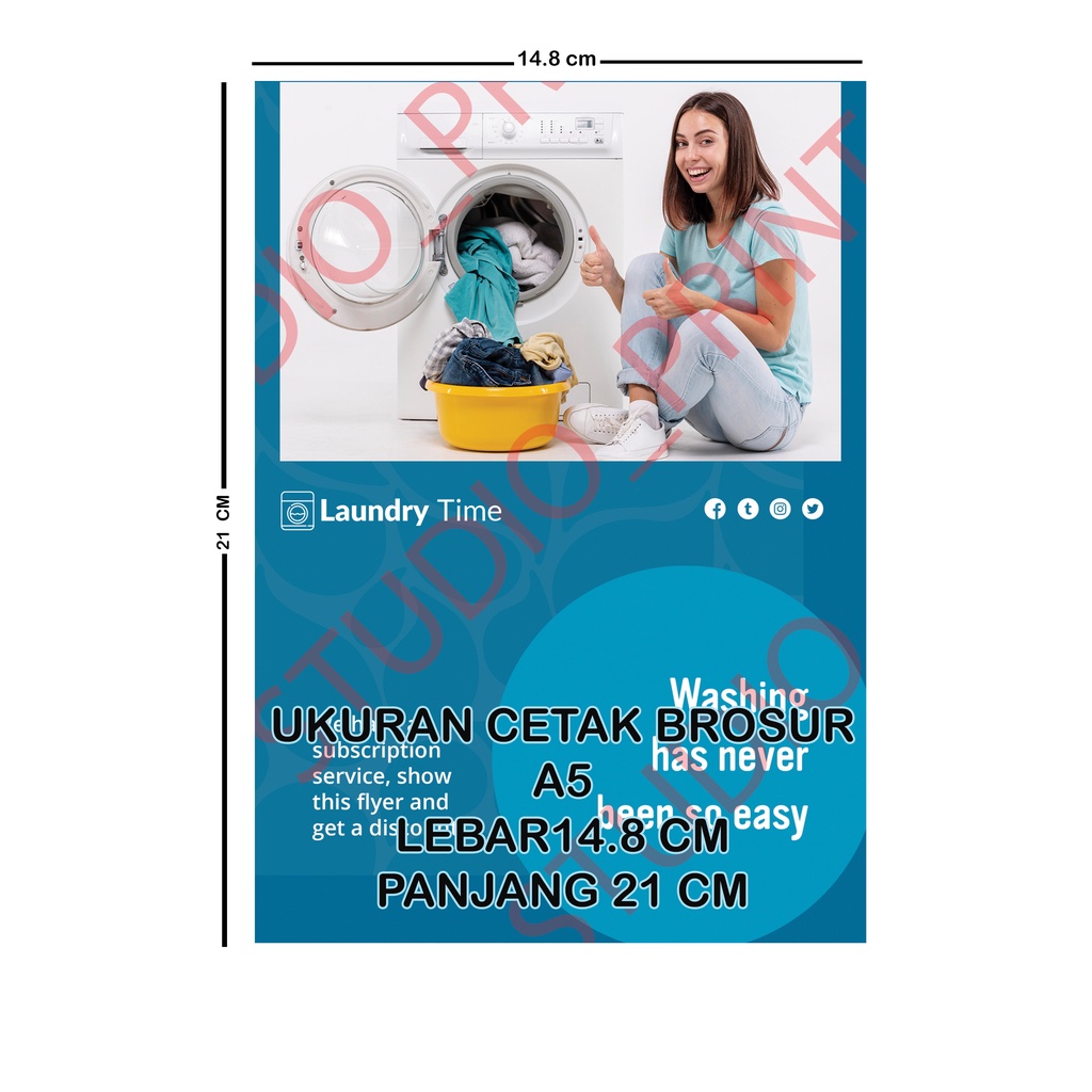 Jual Cetak Brosur A Cetak Flyer Leaflet Flyer Art Paper Gsm