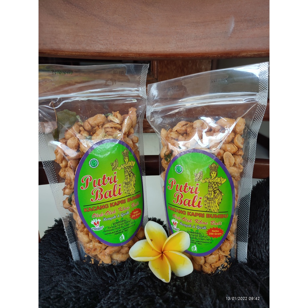 Jual Kacang Kapri Bumbu PUTRI BALI Oleh Oleh Khas Bali 250gr Shopee