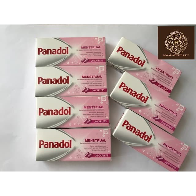 Jual Jual Panadol Menstrual Menstruasi Caplets Original Import