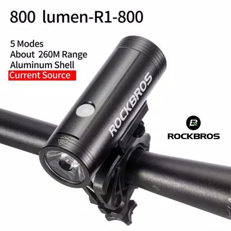 Jual Rockbros R Bicycle Head Light Lm Lampu Stang Sepeda