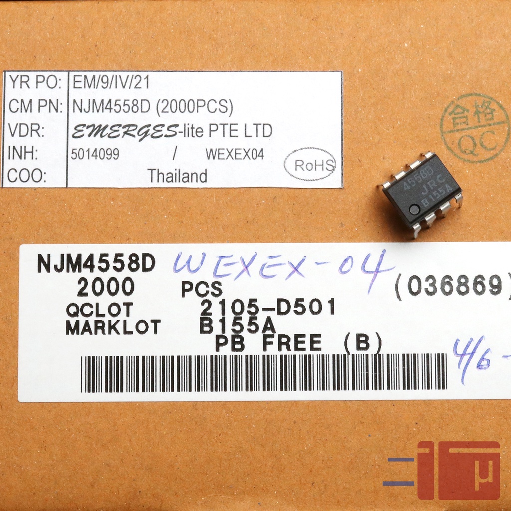 Jual IC NJM4558D 4558 Original JRC Shopee Indonesia