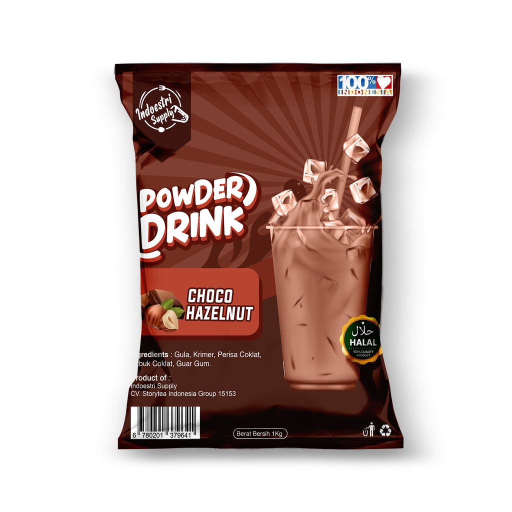 Jual Bubuk Minuman Powder Drink Rasa Choco Hazelnut 1 Kg Mix Gula