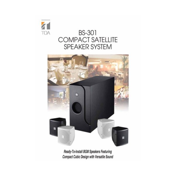 Jual Toa Bs Compact Satellite Speaker System Limited Shopee Indonesia