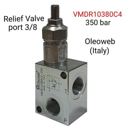 Jual Relief Valve Port 3per8 350 Bar VMDR10380C4 20V Pressure Control