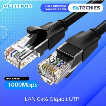 Jual Vention Kabel Lan Ethernet CAT6 RJ45 CAT6 Gigabit High Speed Lan