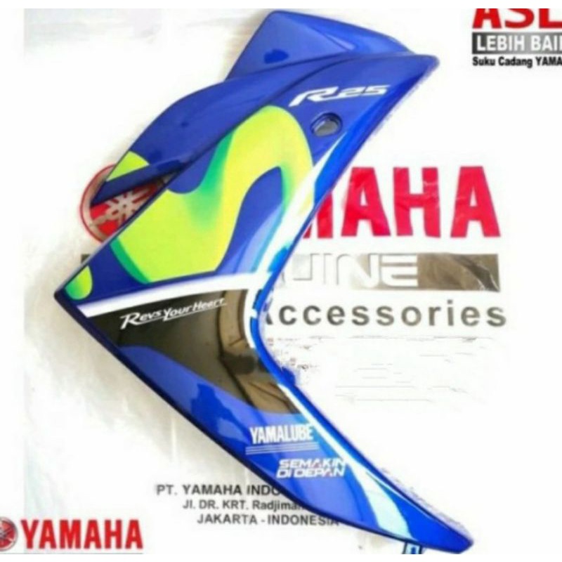 Jual Fairing Kanan Kiri Yamaha R25 Movistar 2017 Original YGP