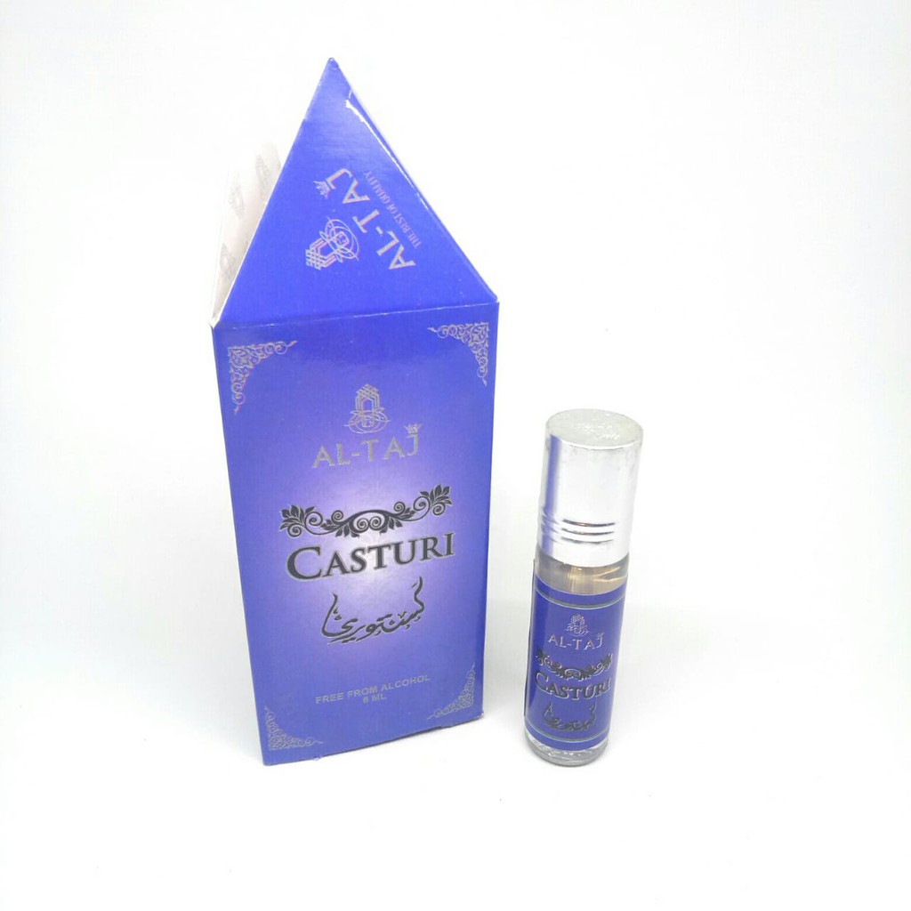 Jual Parfum Roll On Al Taj Casturi 6ml Orijinal Asli Dr Arab Saudi