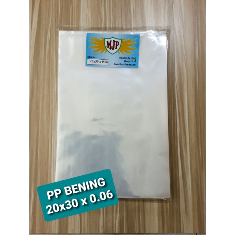 Jual Plastik Pp Bening Mjp Tebal Uk X X X X X