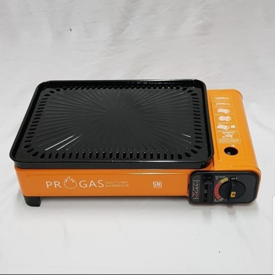 Jual Kompor Grill Pan Portable Progas BBQ Kompor Panggangan Progas NEW