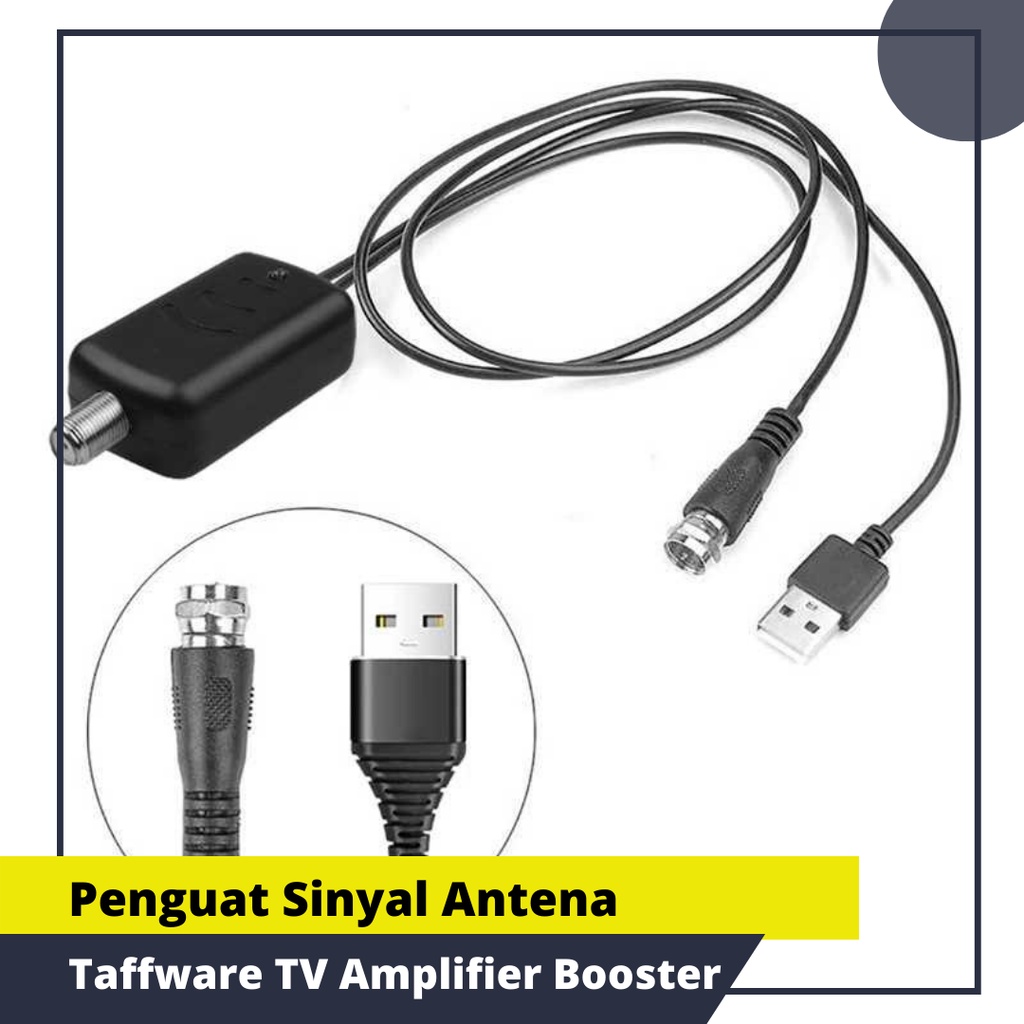 Jual Taffware Penguat Sinyal Antena TV Digital Amplifier Booster DVB T2