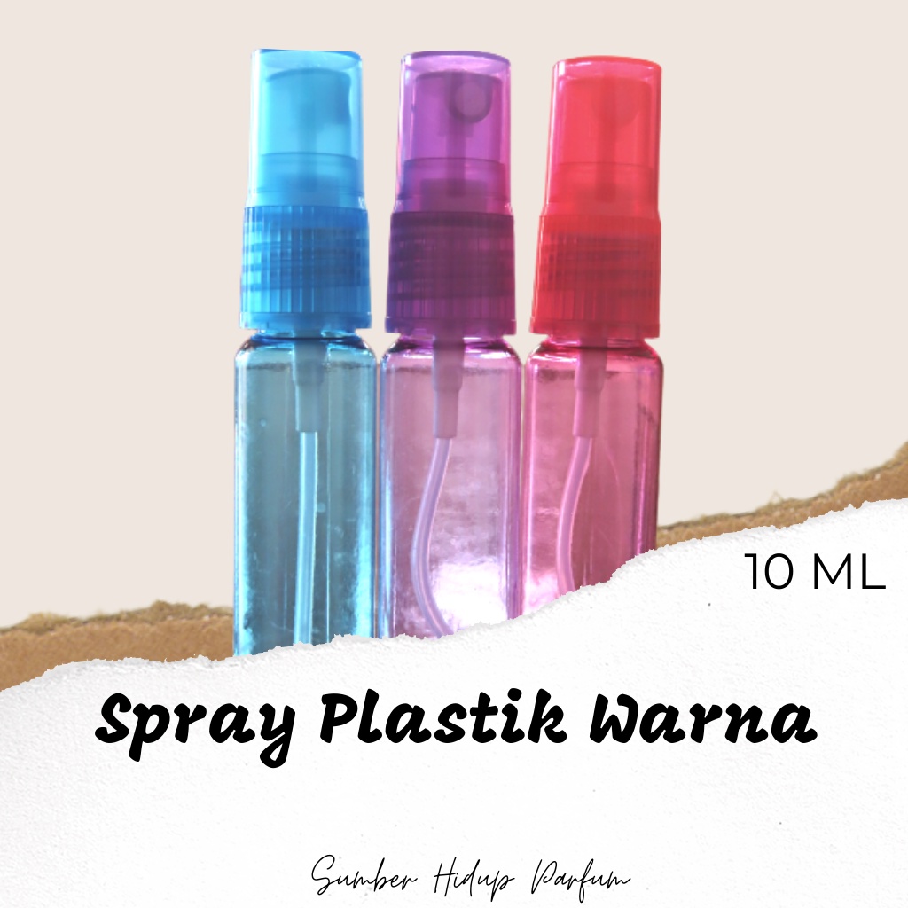 Jual BOTOL SPRAY PLASTIK WARNA 10ML HARGA PERLUSIN Shopee Indonesia