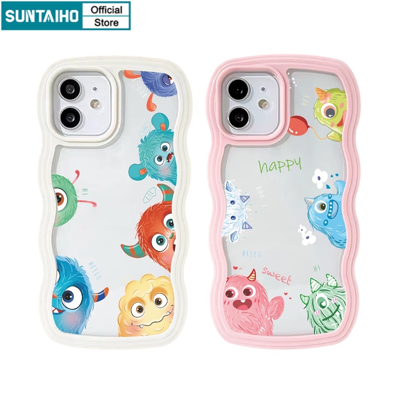 Jual Suntaiho Soft Case Hp Transparan Motif Kartun Hewan Monster Bumper