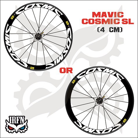 Jual Stiker Decal Rim Mavic Cosmic SL Lebar 4cm Roadbike Fixedgear