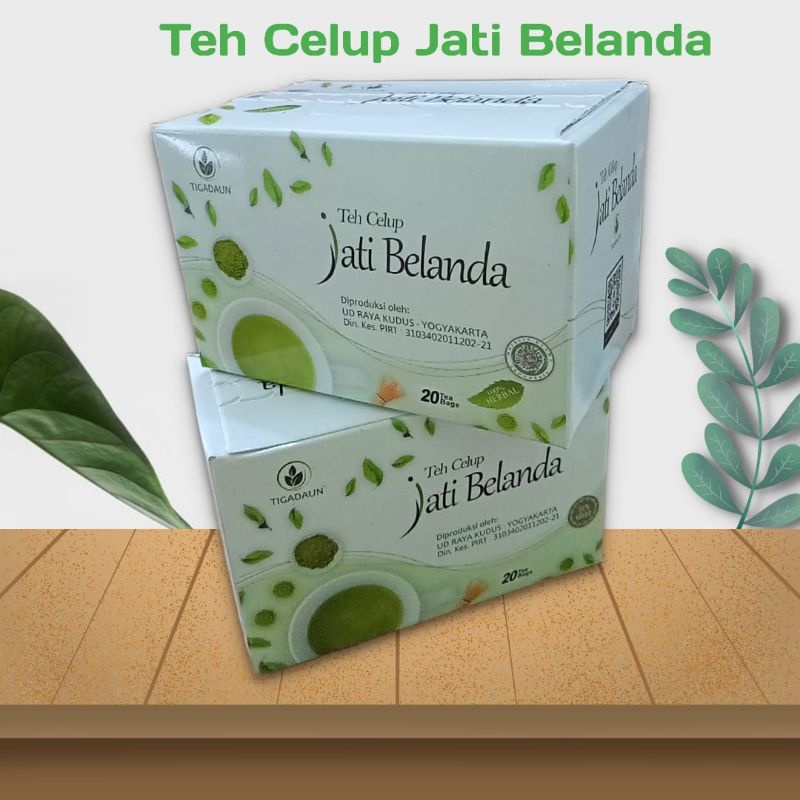 Jual Teh Celup Daun Jati Belanda Pelangsing Badan Alami Cap Tiga