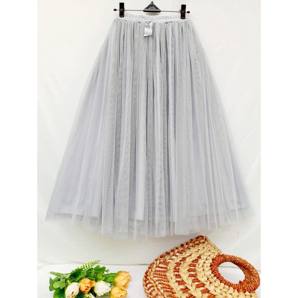 Jual Modis Rok Tutu Tile Lapis Panjang Rok Tutu Maxi Skirt