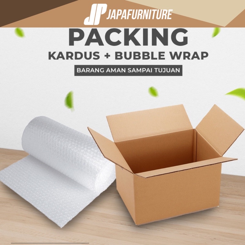 Jual EXTRA PACKING KARDUS BUBBLE WRAP AGAR BARANG LEBIH AMAN Shopee