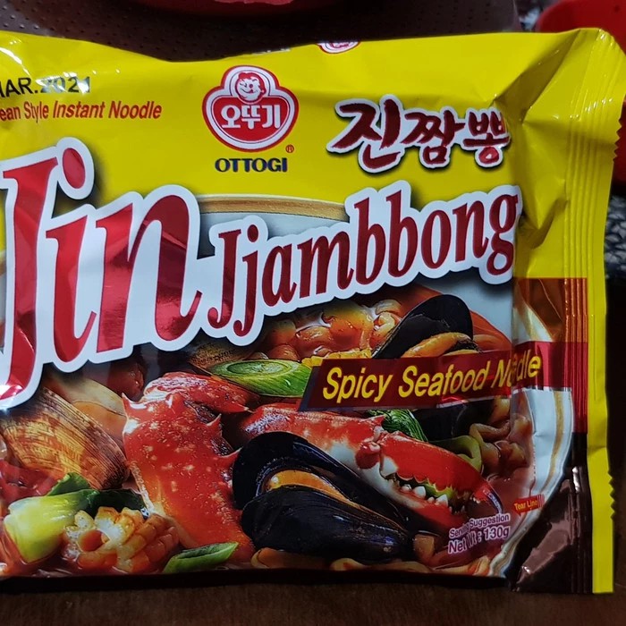 Jual Ottogi Jin Jjambbong Ramen Spicy Seafood Noodle Shopee Indonesia