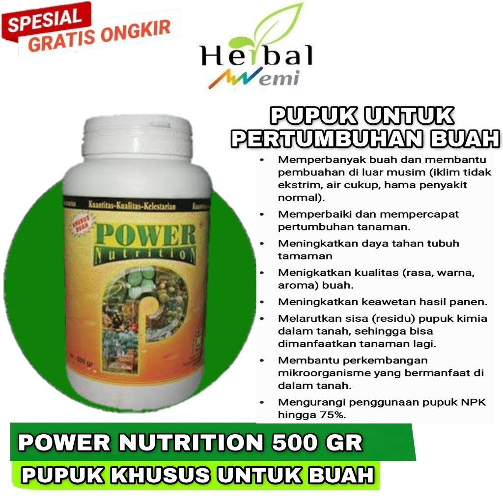 Jual Power Nutrition Original Pupuk Pelebat Buah Cc Pupuk