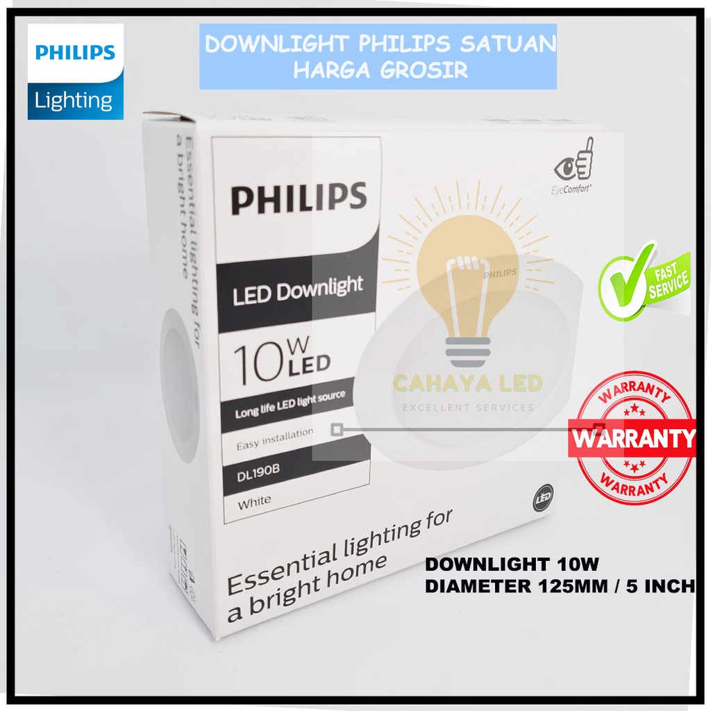 Jual Philips Downlight Led Eridani Gen Dl B W Watt D