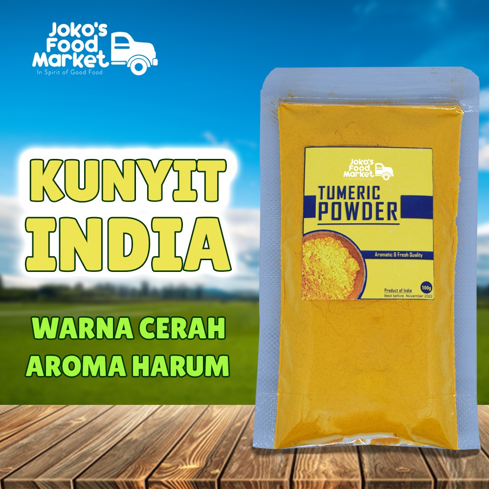 Jual Kunyit Bubuk Kunyit Asli Murni India Tumeric Powder G G