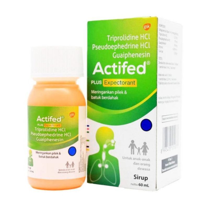 Jual Actifed Plus Expectorant Sirup Ml Hijau Shopee Indonesia