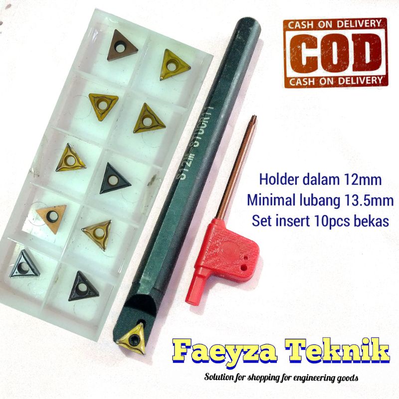 Jual Paket Holdee Bubut Dalam S M Stucr Set Insert Tcmt Pcs