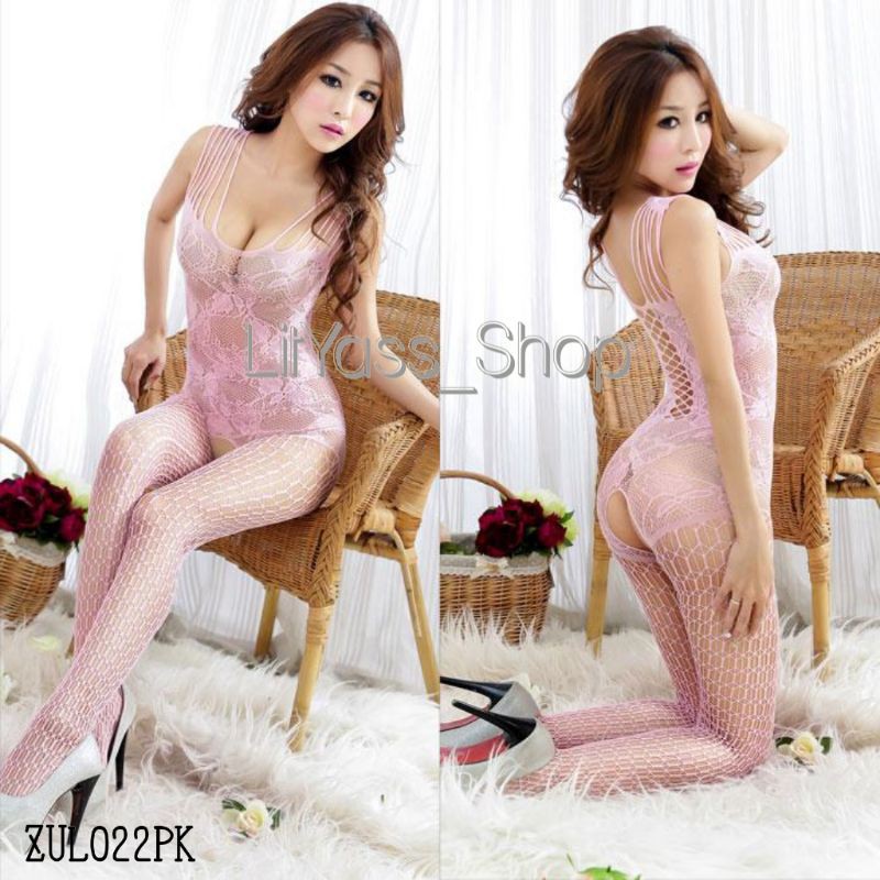 Jual Seksi Lingerie Sexy Bodystocking Motif Stocking Jaring Jala