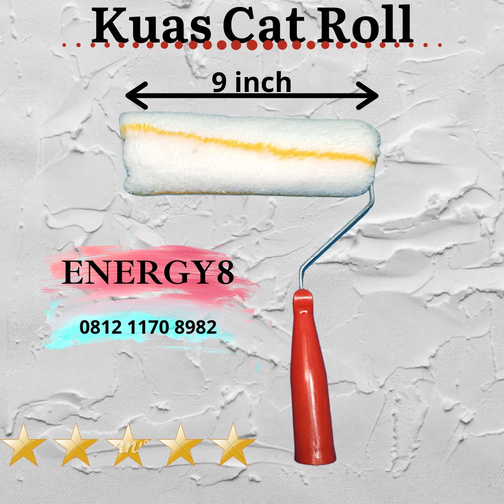 Jual KUAS ROLL 9 INCHI SUPRA BULU KUAS CAT TEMBOK MINYAK PAINT