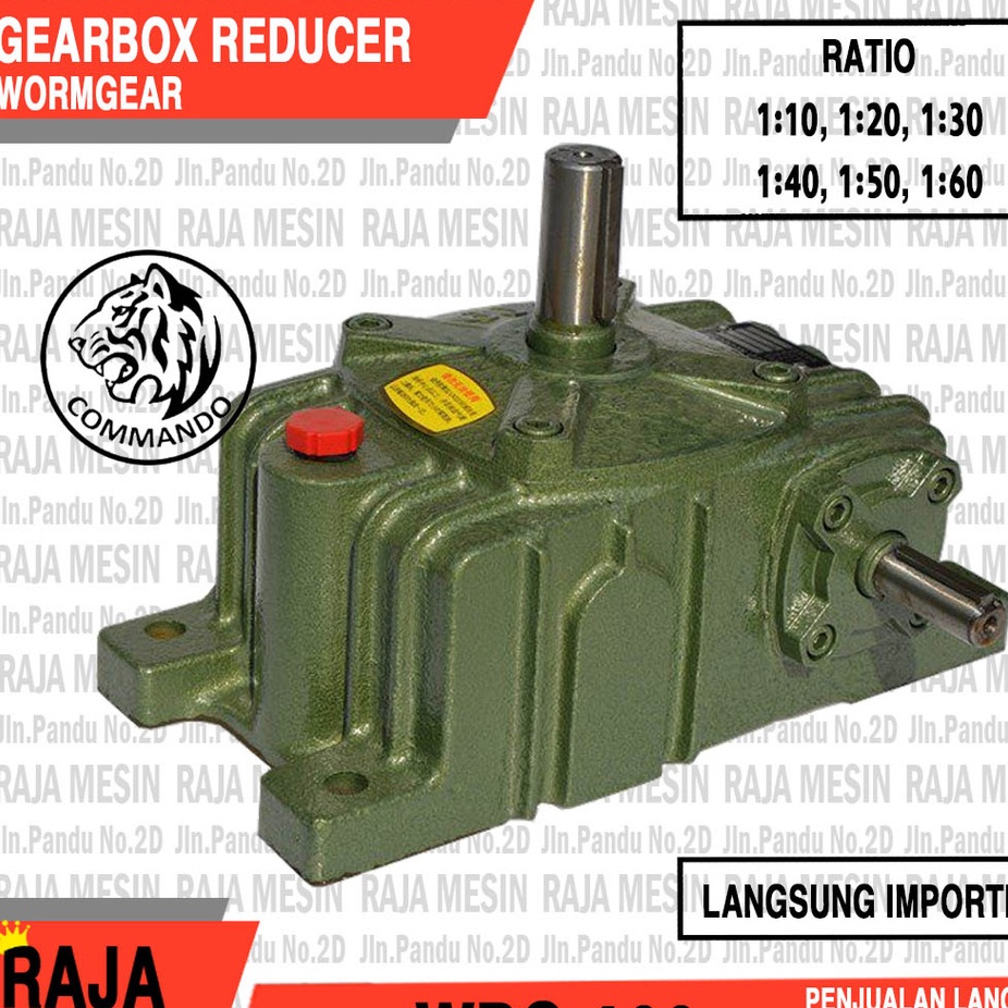 Jual Gear Box Speed Reducer WPX WPO 100 Ratio 1 10 1 60 Merek