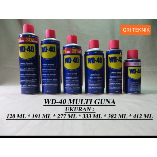 Jual WD 40 ANTI KARAT UKURAN 333 ML WD 40 PELUMAS MULTI GUNA