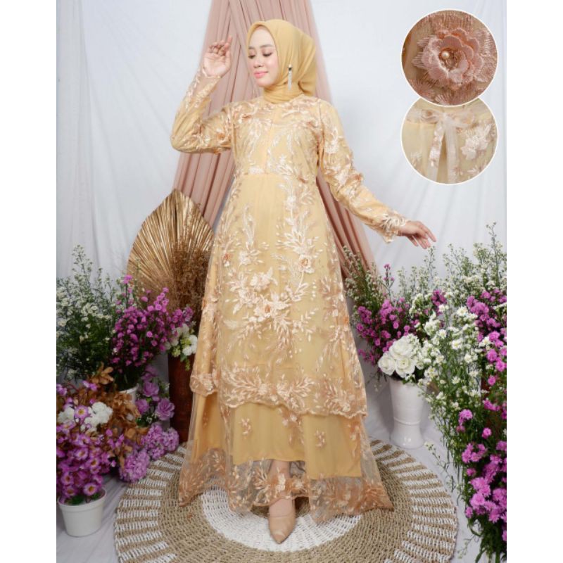 Jual Gamis Modern Original Gamis Amanda By Mira Jaya Kondangan