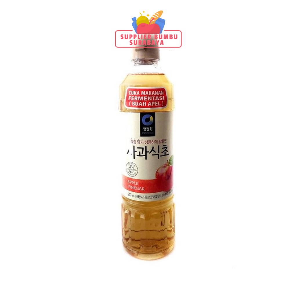 Jual Daesang Chung Jung One Apple Vinegar Cuka Apel Korea 900ml