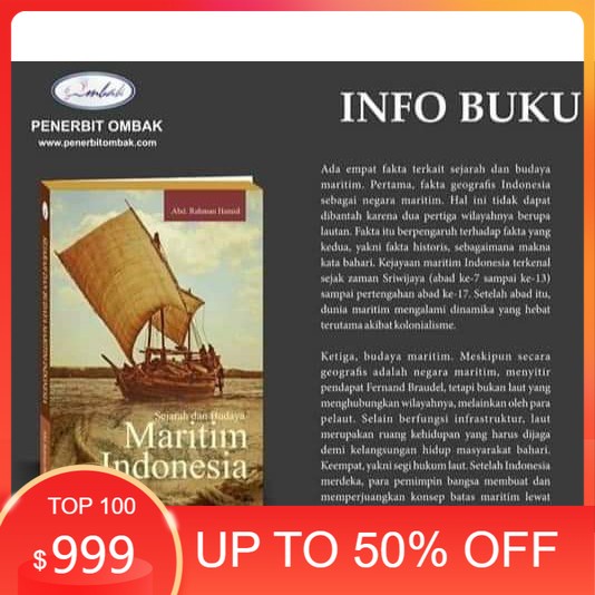 Jual Sejarah Dan Budaya Maritim Indonesia Ombak Ori Shopee Indonesia