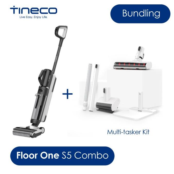 Jual Tineco Floor One S5 Combo Smart Wet Dry Cordless Stick Handheld