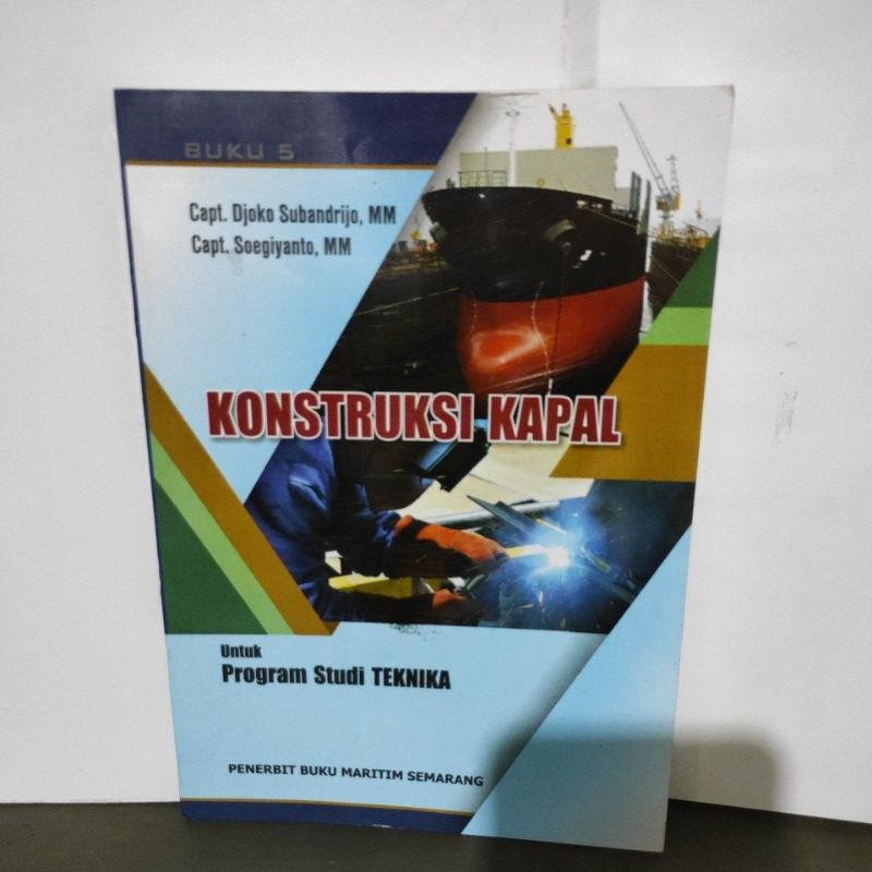 Jual Buku Konstruksi Kapal Untuk Program Studi Teknika Oleh Capt Djoko