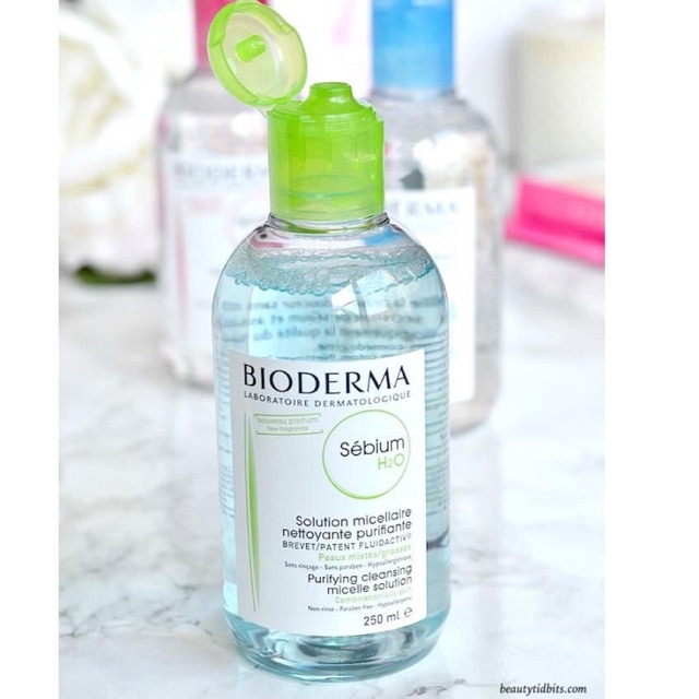 Jual Bioderma Sebium H2O Micellar Water 250 Ml Tutup Hijau Shopee