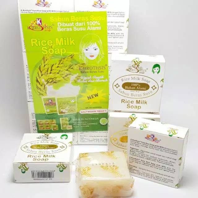 Jual LUSINAN Sabun Beras Susu K Brothers Rice Milk Soap K