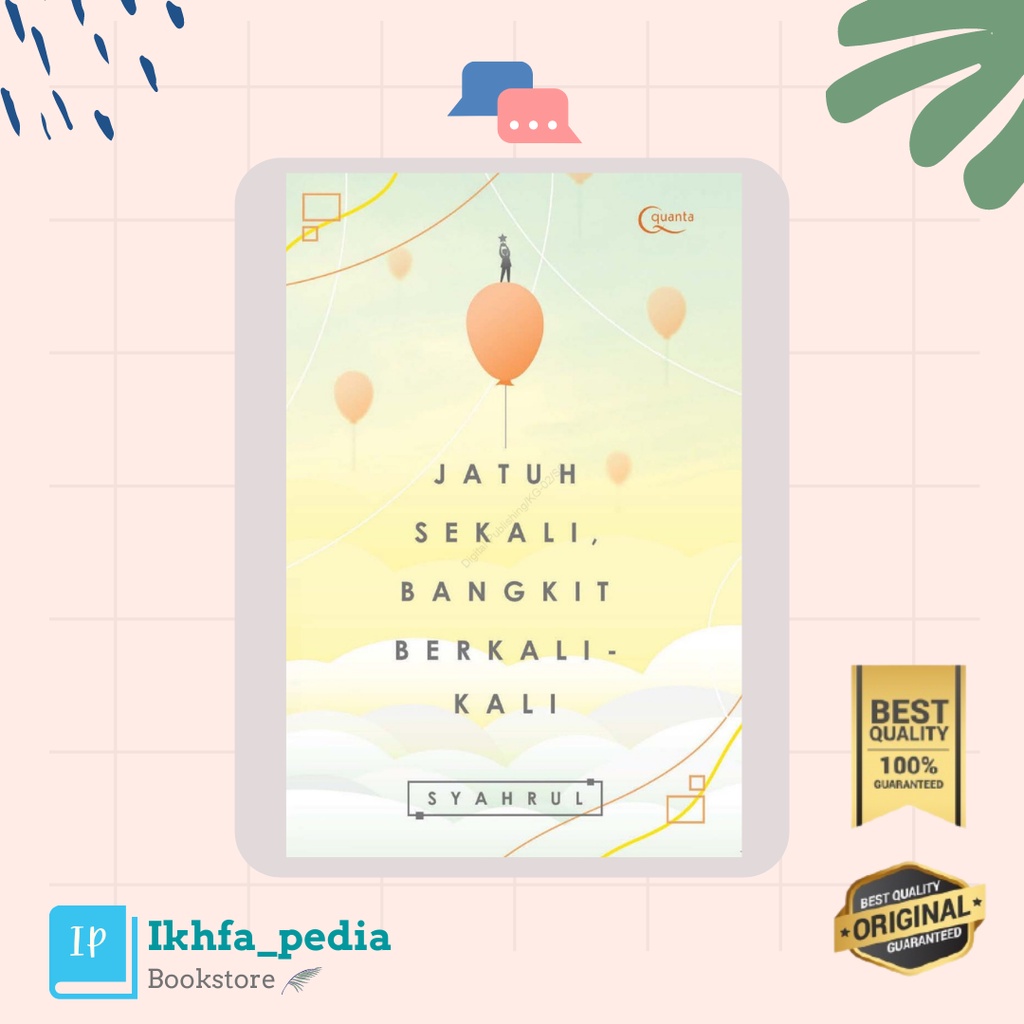 Jual Buku Motivasi Jatuh Sekali Bangkit Berkali Kali Shopee Indonesia