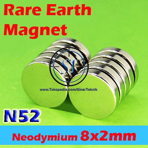 Jual Pcs X Mm Strong Magnet Neodymium X Mm Silinder N Koin Bulat