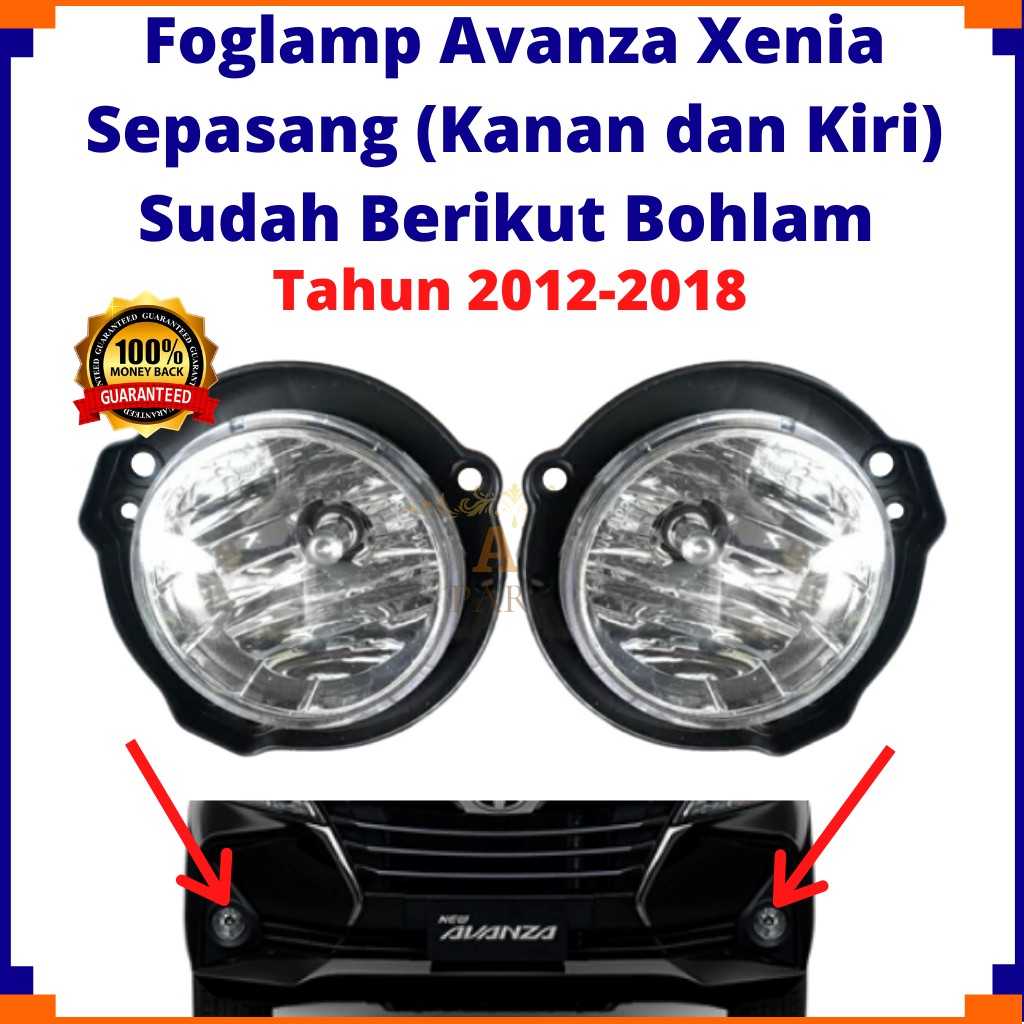 Jual Foglamp Avanza Xenia Lampu Kabut Avanza Xenia 1 Set Kanan Dan