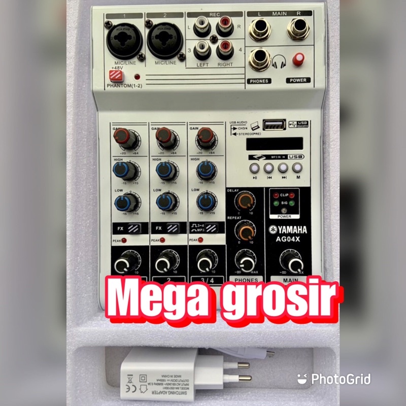 Jual Cod Mixer Audio Yamaha Ag04 Mixer Audio 4 Chenel Baru Shopee