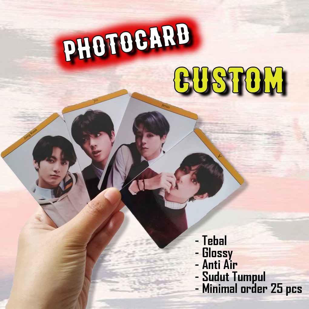 Jual Photocard Custom Laminasi Dan Non Laminasi Shopee Indonesia