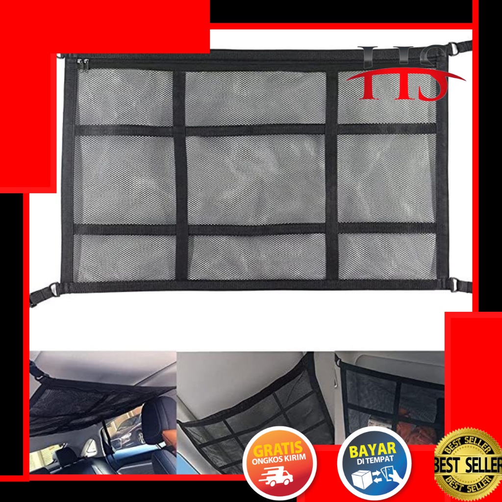 Jual Cargo Jaring Plafon Atap Langit Mobil Car Ceiling Organizer Net